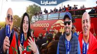 لحظات مؤثرة للتاريخ..استقبال رائع للمنتخب بمطار سلا وسط أجواء حماسية للجماهير